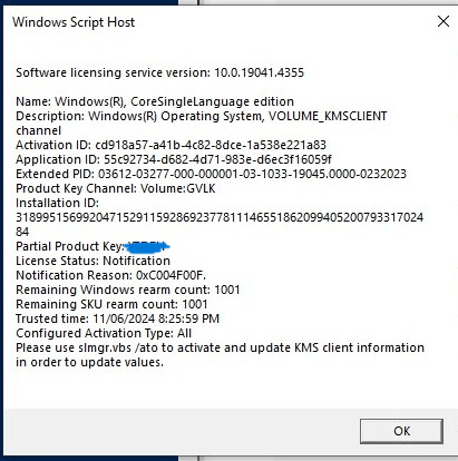 Activation in windows 10 on a second hand PC - Microsoft Q&A