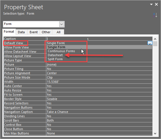 Access Issue: A column is not showing in datasheet view - Microsoft Q&A
