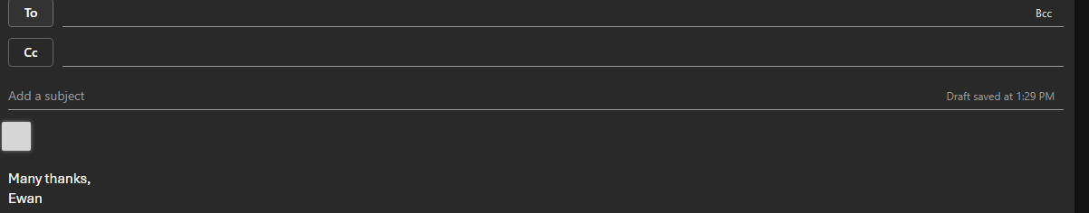 How do I remove this grey box that appears on all my emails and covers ...
