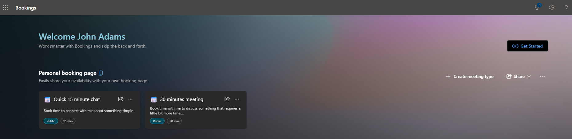 bookings new ui