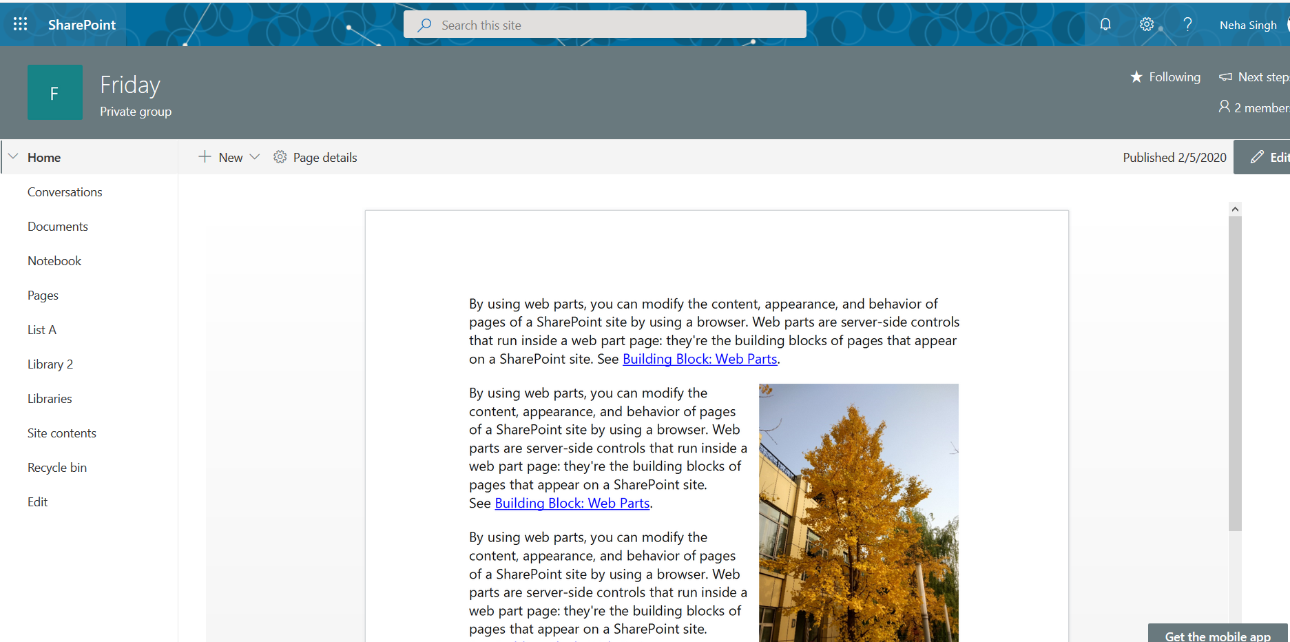 Wrapping text around images in SharePoint - Microsoft Q&A
