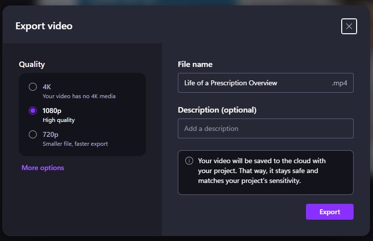 clipchamp issue