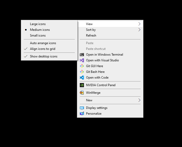 Context submenus and windows menu bars open to the eft - Microsoft Q&A