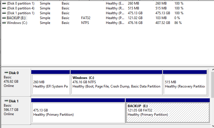 Can only see one partition of hard drive - Microsoft Q&A