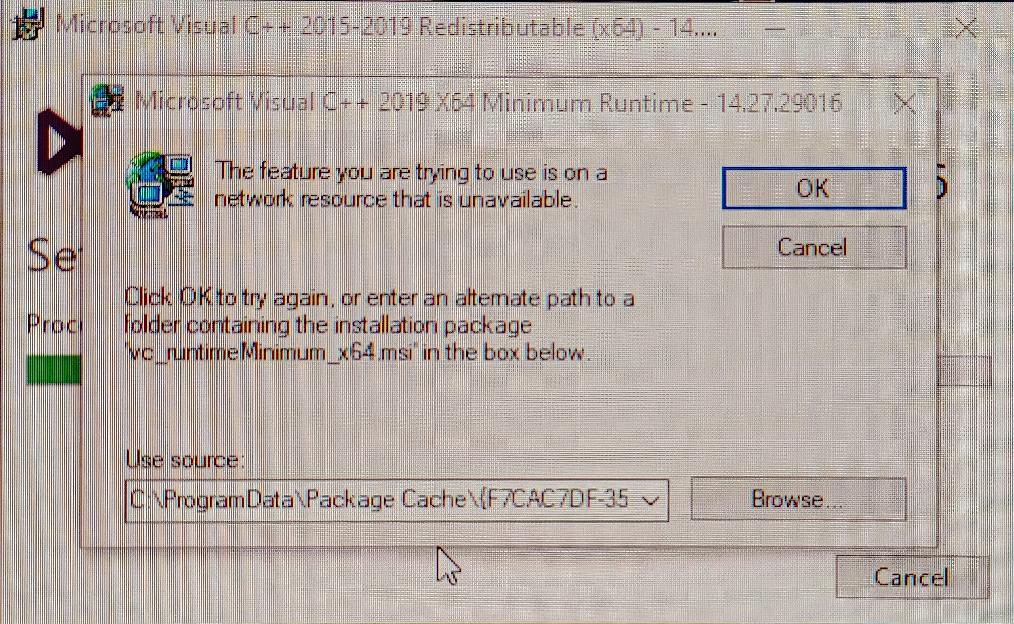 MS Visual C++ file errors - Microsoft Q&A
