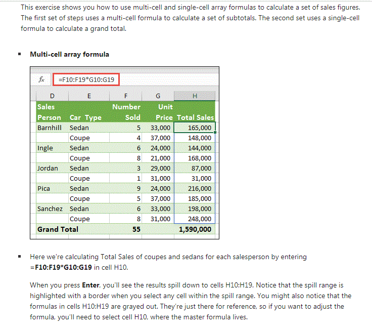 Microsoft Excel for Mac does not create array formulas - Microsoft Q&A