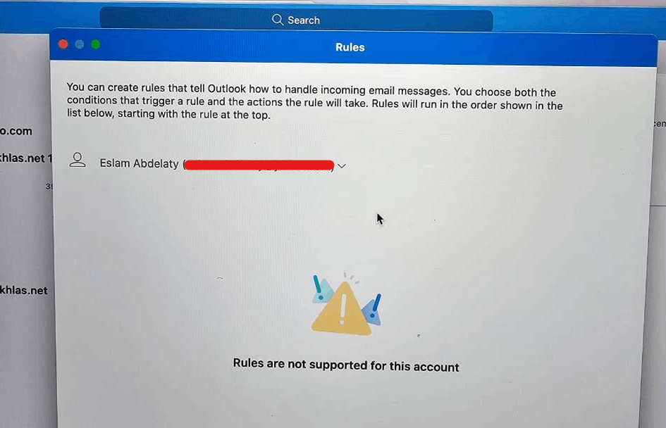 why rules don't working in outlook for mac - Microsoft Q&A