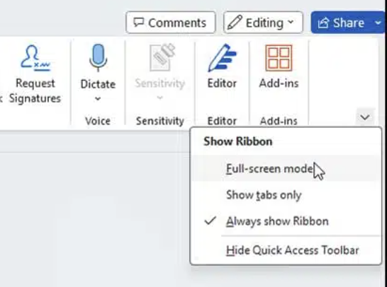 [Article] Minimizing Ribbon / AutoHiding Ribbon / Toggling Toolbars ...