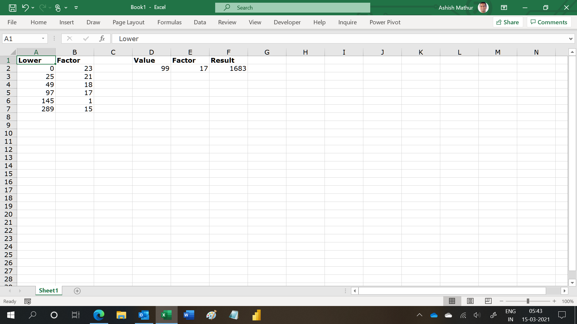 Excel statement with multiple conditions? IF/AND? - Microsoft Q&A