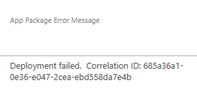 Deployment Failed in SharePoint On-Premises 2019 App Catalog ...