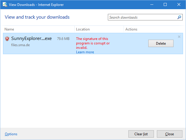 Downloading file.exe - Microsoft Q&A