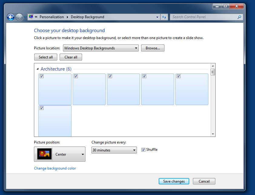 Unable to change the Desktop background. - Microsoft Q&A