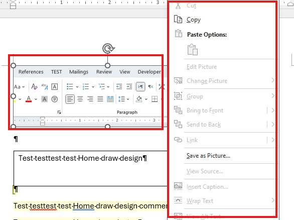 Protect images in a word document - Microsoft Q&A