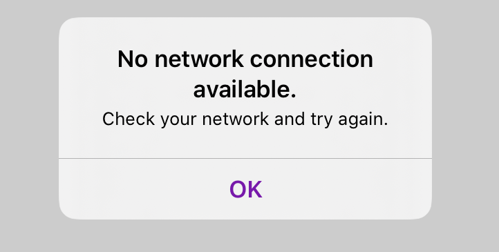 No network connection available - Microsoft Q&A