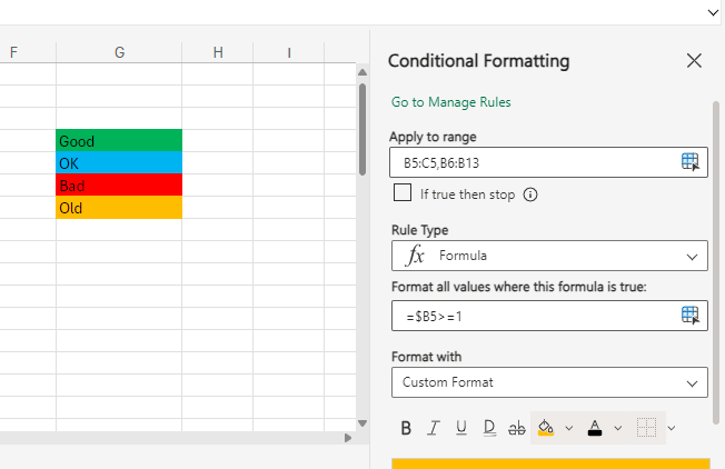 TEXT COLOR FORMULA - Microsoft Q&A