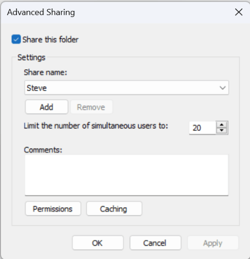 Sharing My User Account Folder in File Explorer Shares the Entire ...