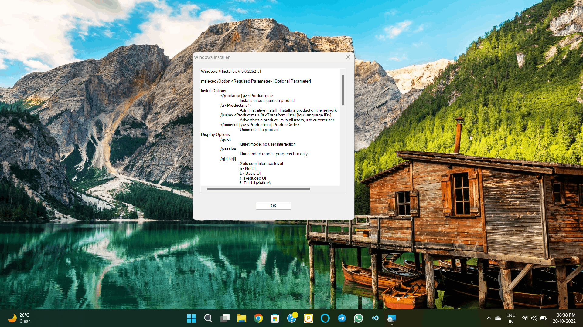 Why I always get windows installer as pop up window(Image attached ...