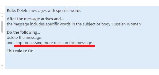 Why doesn't unchecking the 