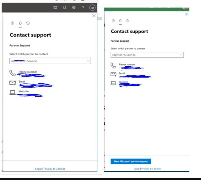 How can I send a support ticket to Mircosoft if the 