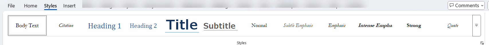 why did MS Word change the QuickStyles gallery and how to change it ...