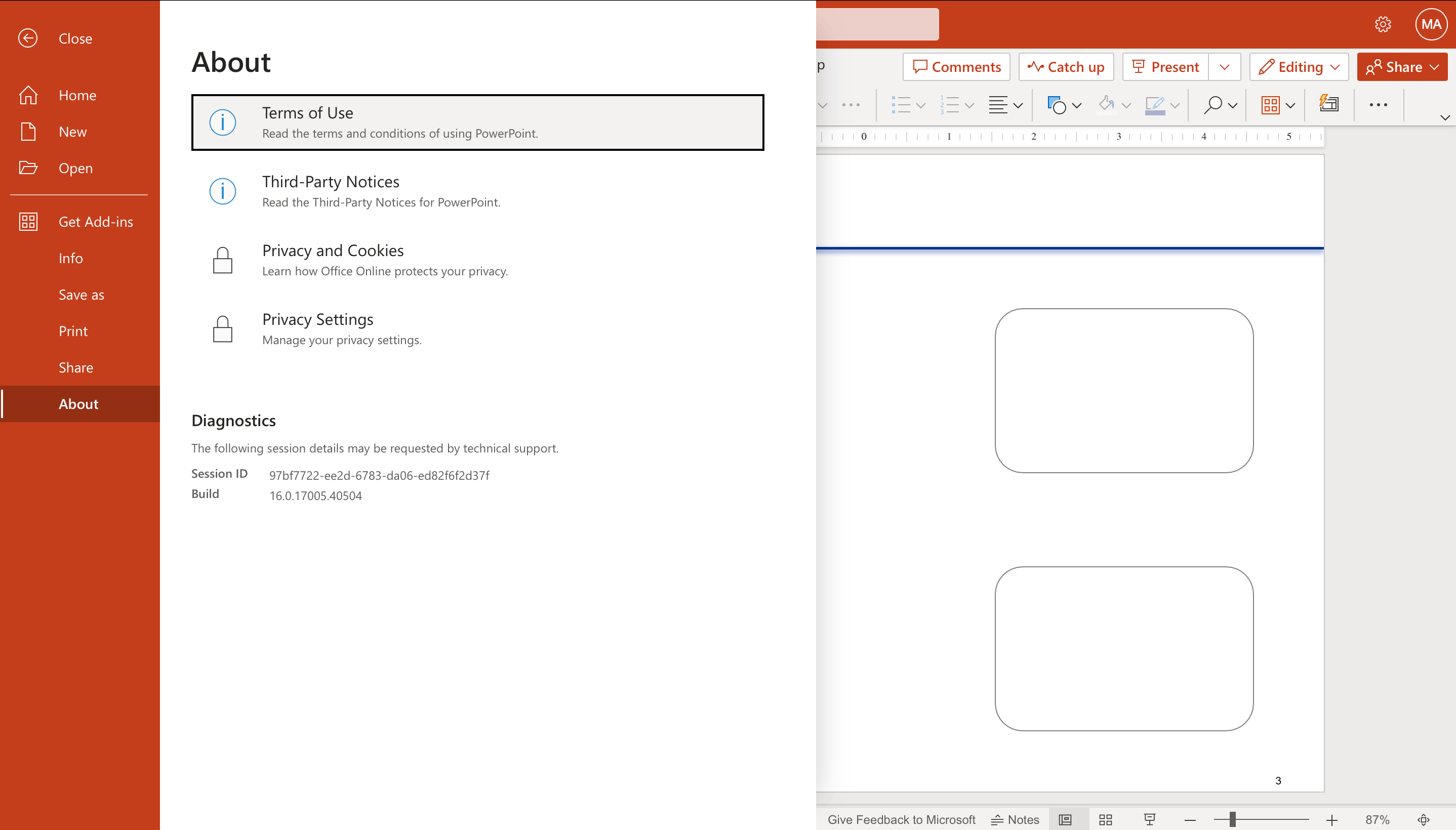 I'm unable to access features on MS powerpoint - Microsoft Q&A