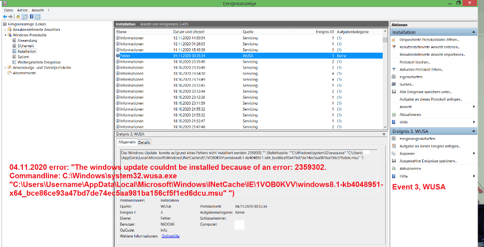 Windows 8.1 Pro 64-bit Windows Update error 0x80240009