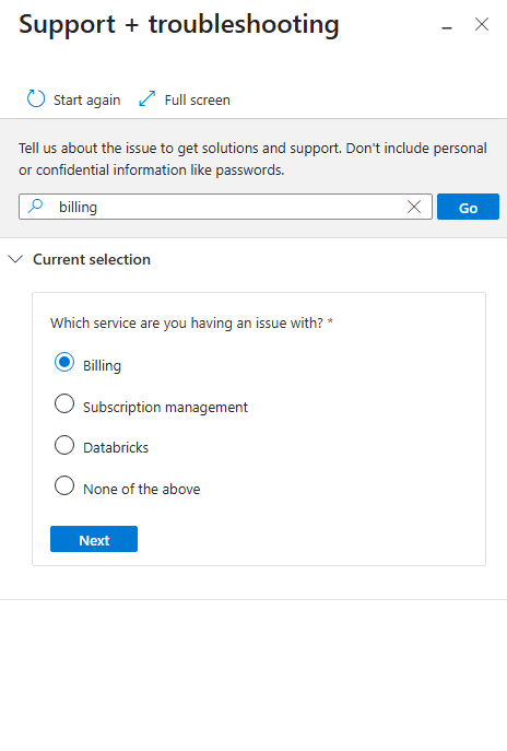 Unable to create an additional Azure subscription under existing Pay-As ...
