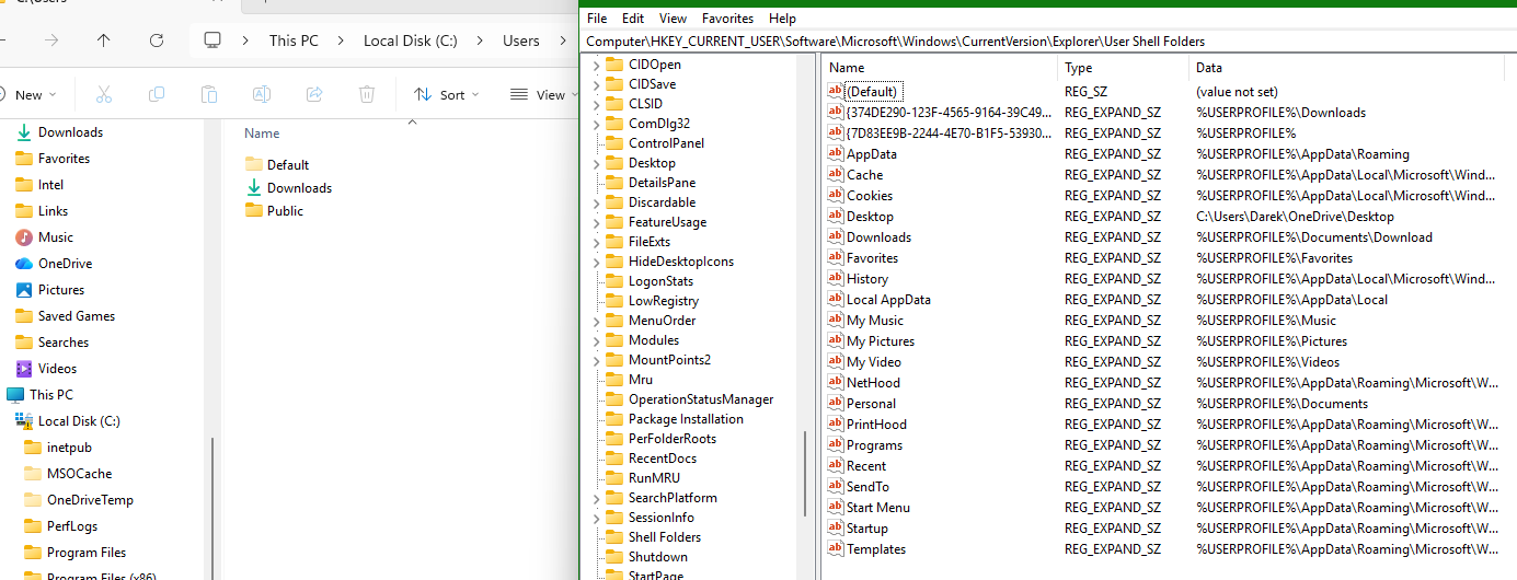 Unable to change my default DOWNLOAD folder - Microsoft Q&A