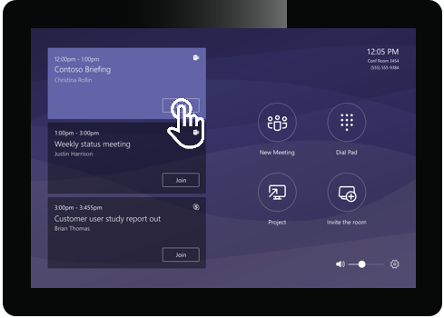 thumbnail image 2 captioned Microsoft Teams Rooms Console