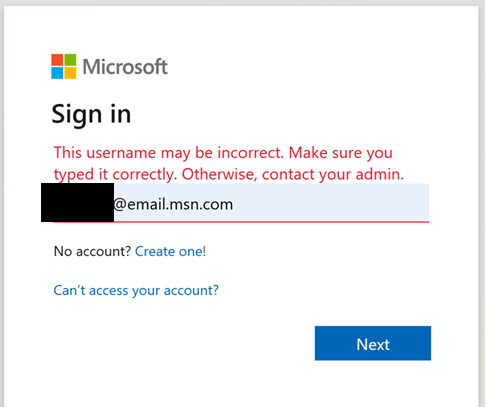 email.msn.com sign in broken - Microsoft Q&A