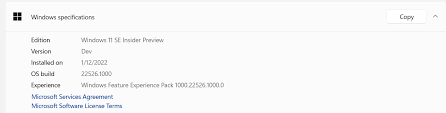 Clarification on Windows 11 SE Enrollment in the Insider Program ...