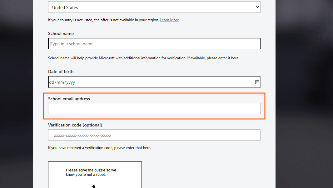 issue in getting the free trial subscription in azure for student ...
