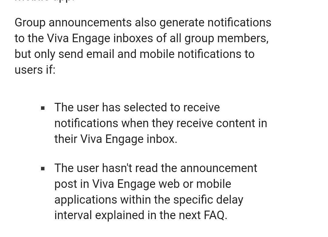 How do Viva Engage emails regarding new posts work? - Microsoft Q&A