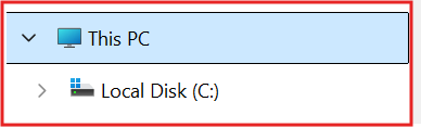 File Explorer no longer shows files from my c drive. - Microsoft Q&A