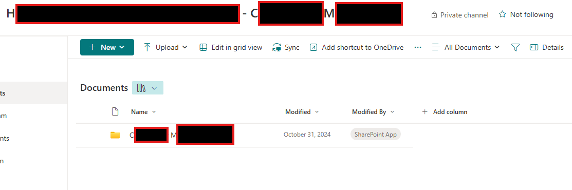 Unable to view files in one specific Team; still visible on Sharepoint ...