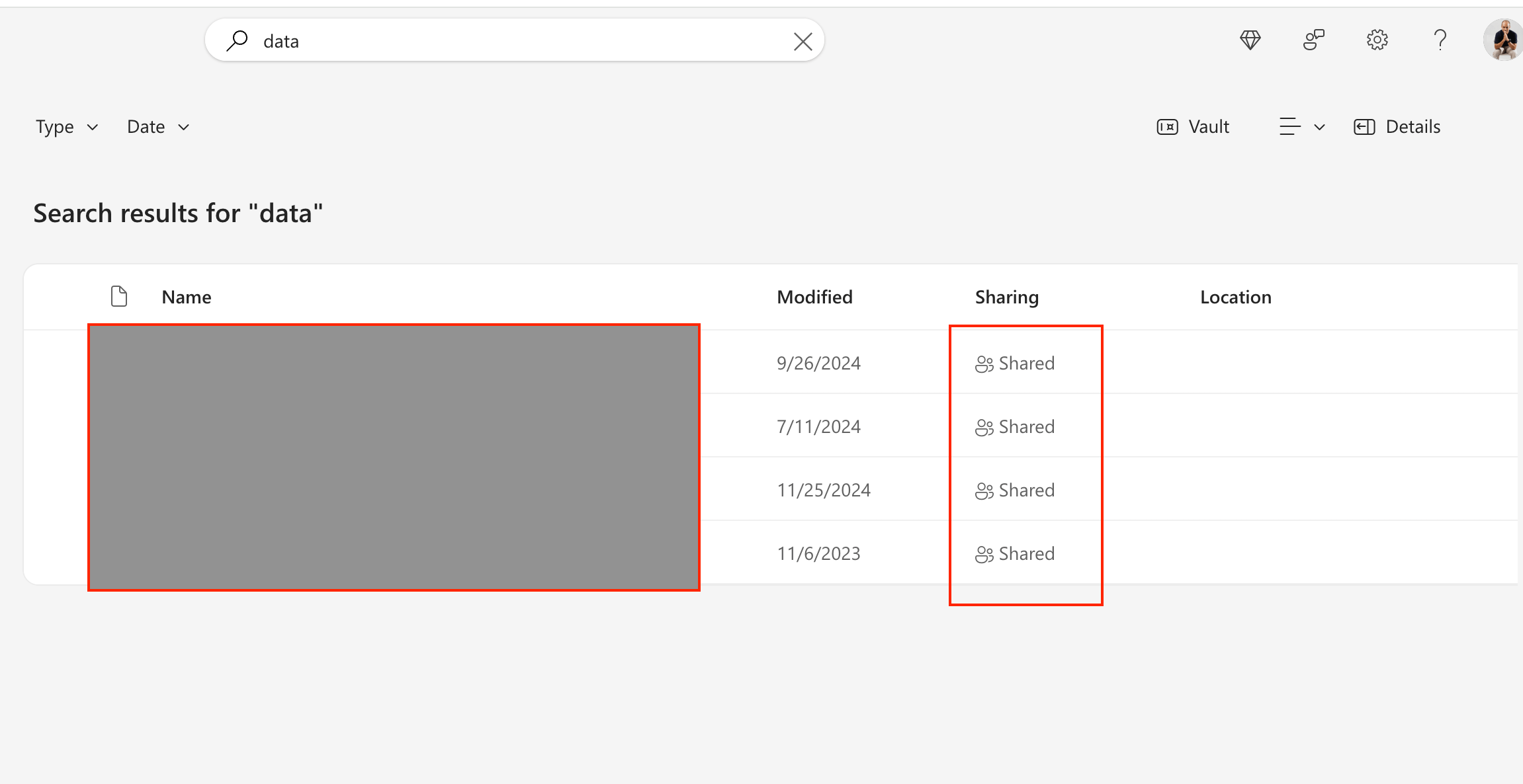 Cannot search personal file on onedrive online - Microsoft Q&A