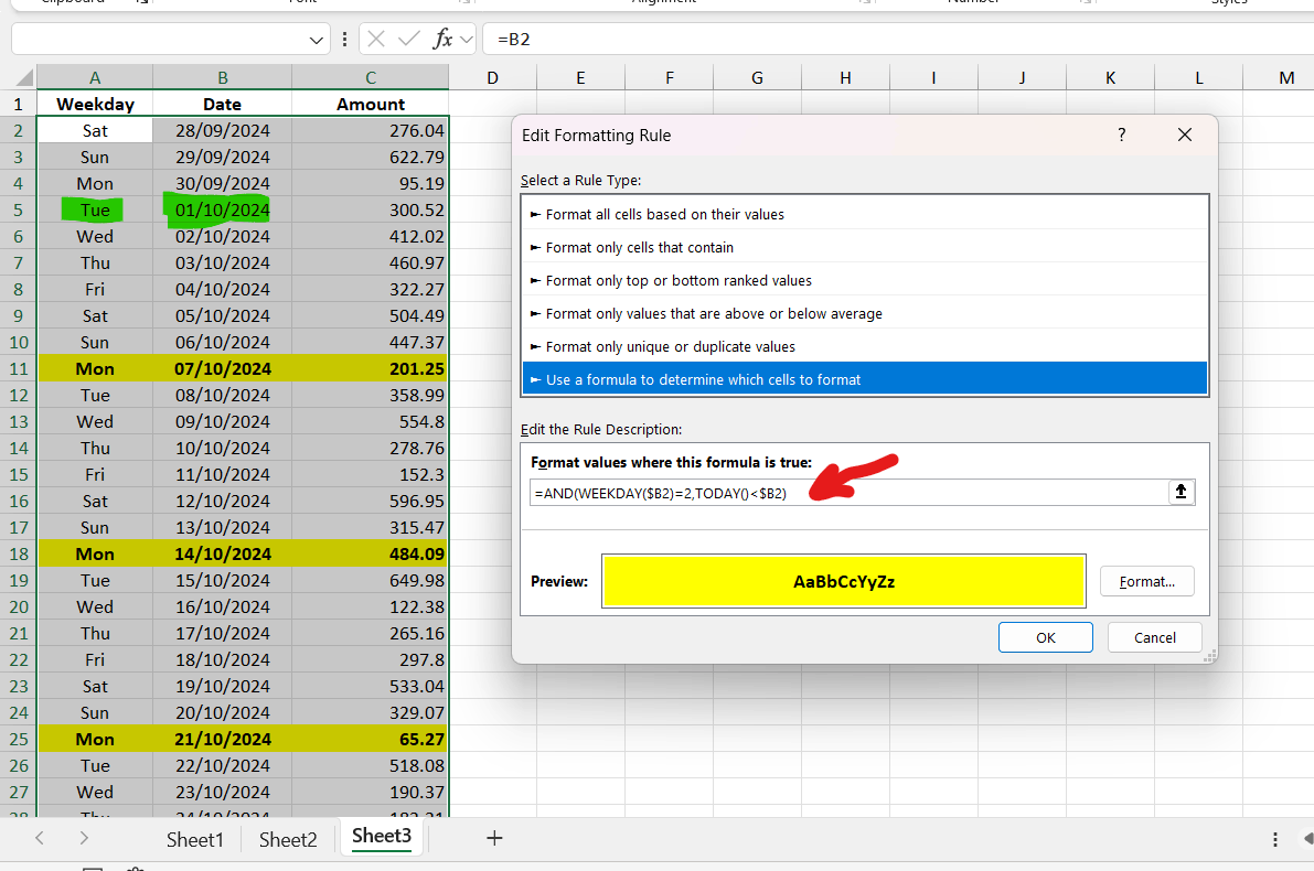Combine Conditional Formatting rules... - Microsoft Q&A