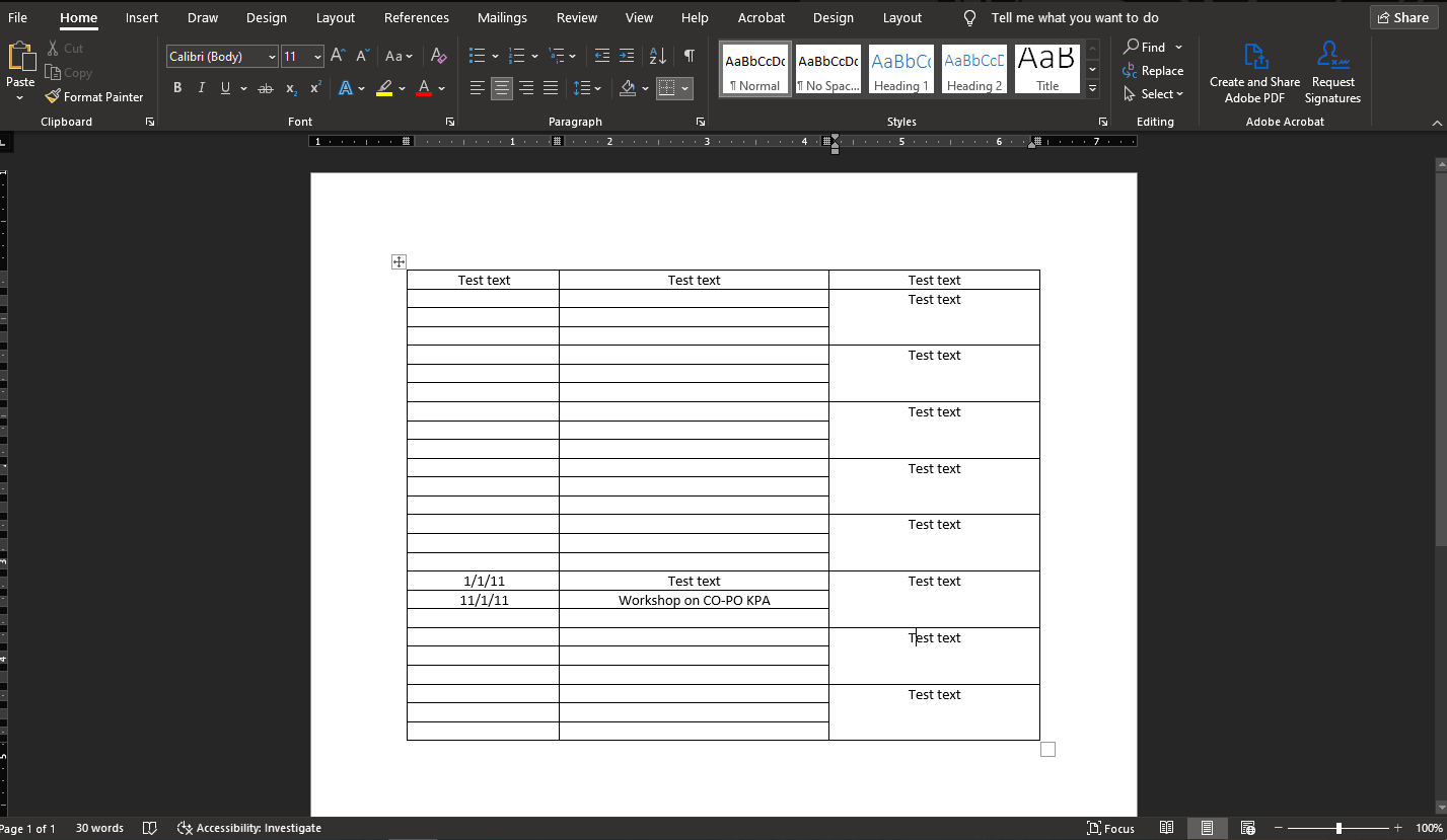 Word table border issue - Word LTSC Professional Plus 2021 - Microsoft Q&A