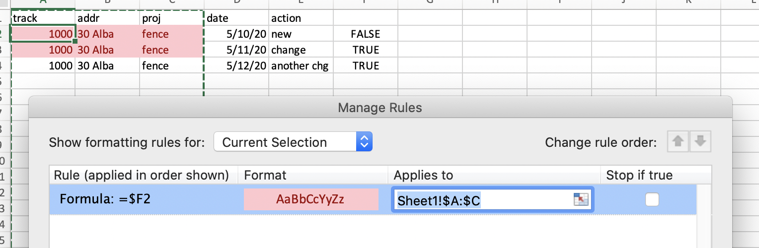 excel conditional formatting highlighting woes - Microsoft Q&A
