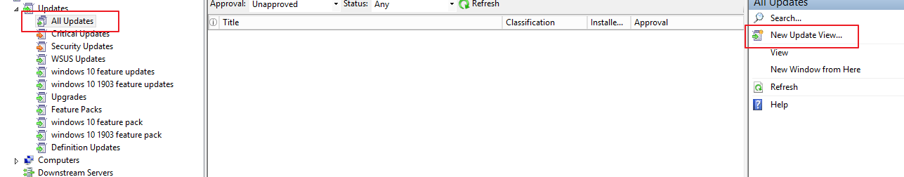 WSUS not show updates to install - Microsoft Q&A