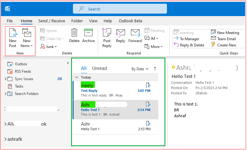 Storing and sharing project emails with Microsoft tools - Microsoft Q&A