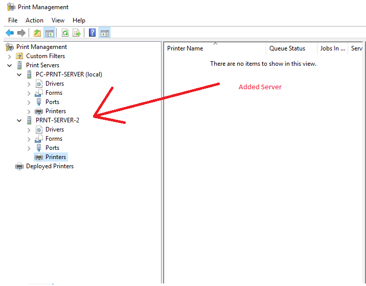 I cannot control Print Servers on Active directory Microsoft Q&A