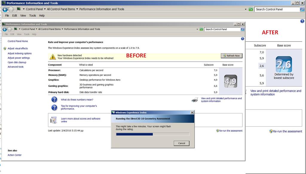 Low performance on Windows 7 - Windows Aero - Microsoft Q&A