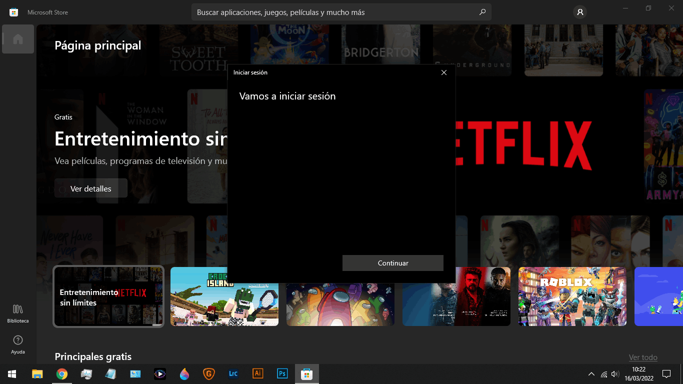 I can't login to my Microsoft account in settings, even in the ...