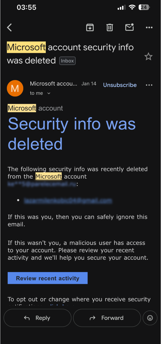 I got hacked and my email got changed. - Microsoft Q&A