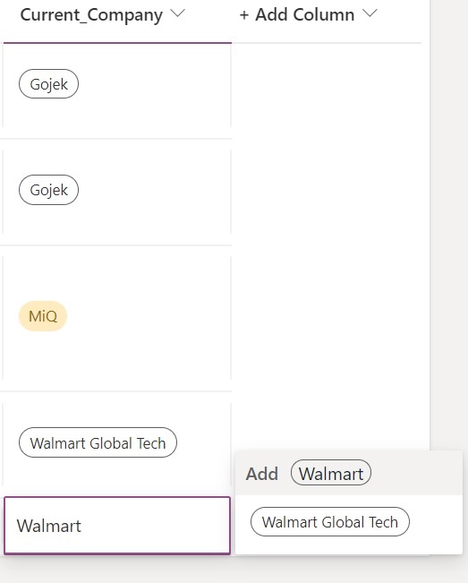 Prompt option in the choice column type of List App - Microsoft Q&A