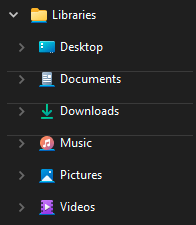 Horizontal Lines in File Explorer Libraries in Windows 11 - Microsoft Q&A