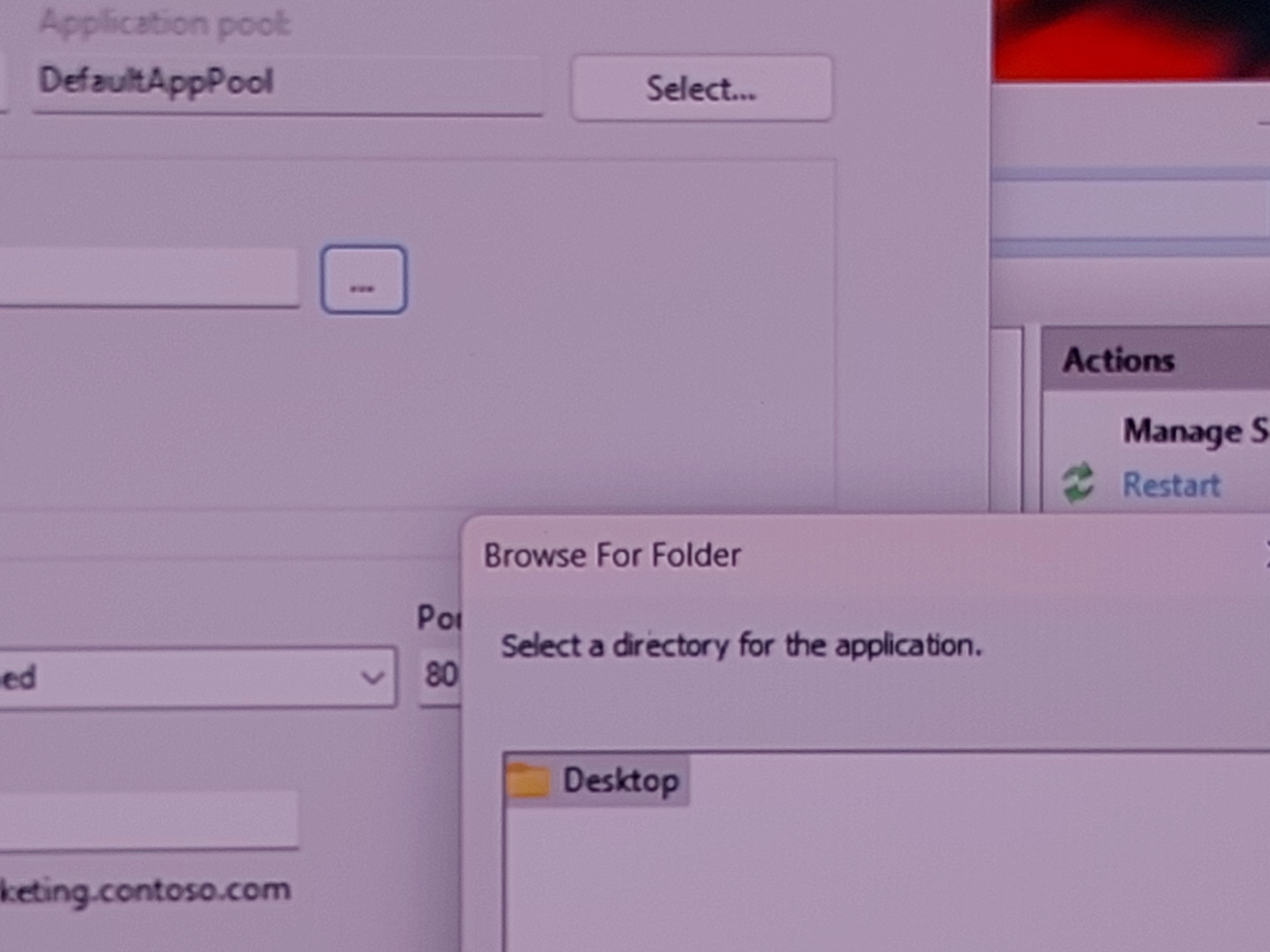 Iis cannot see any folder microsoft q a