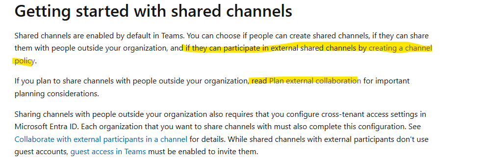 Issue Sharing Files with External Users in Shared Channels - Microsoft Q&A