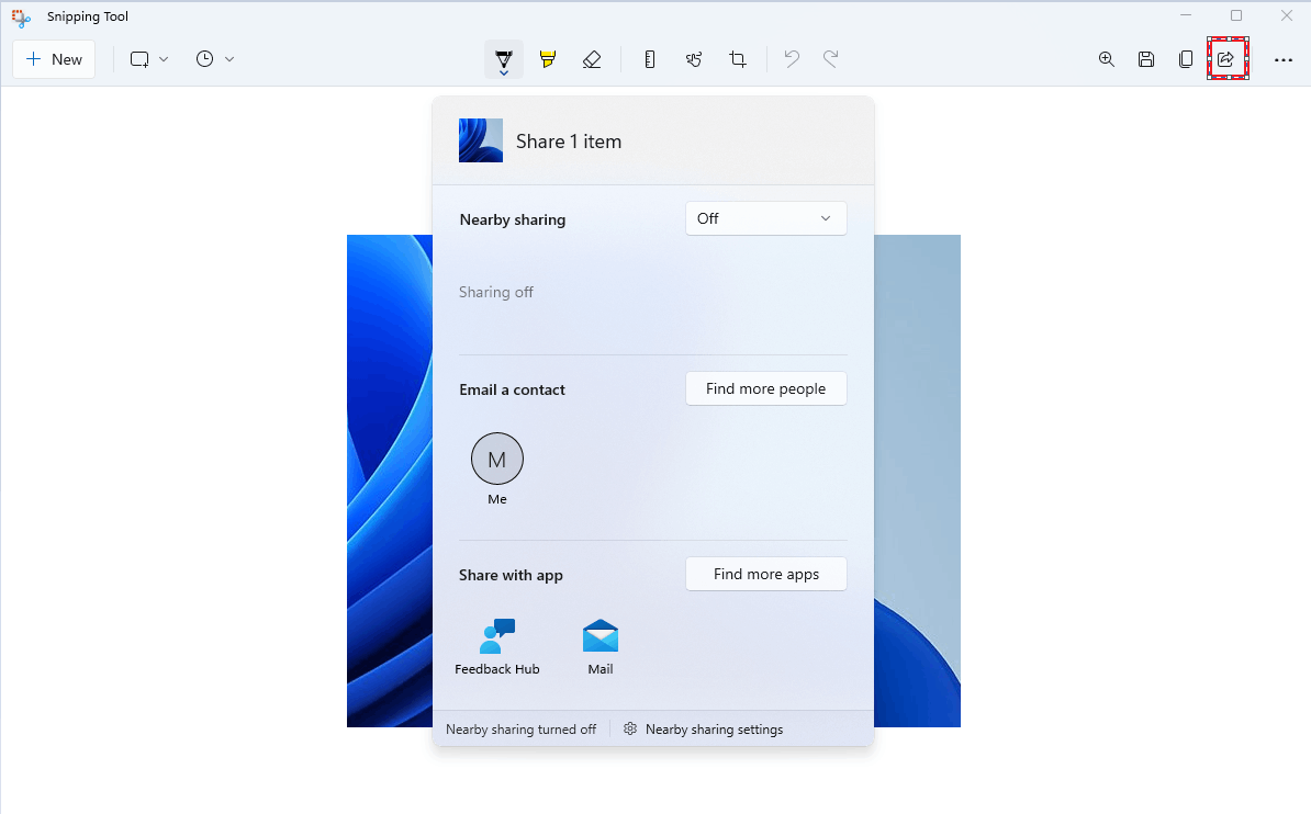 how to set outlook as default email in snip tool - Microsoft Q&A